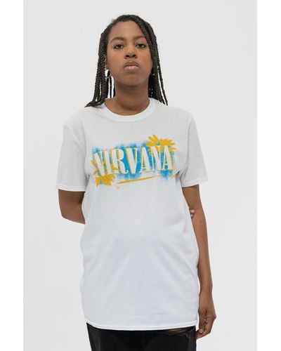 Nirvana All Apologies T Shirt - White