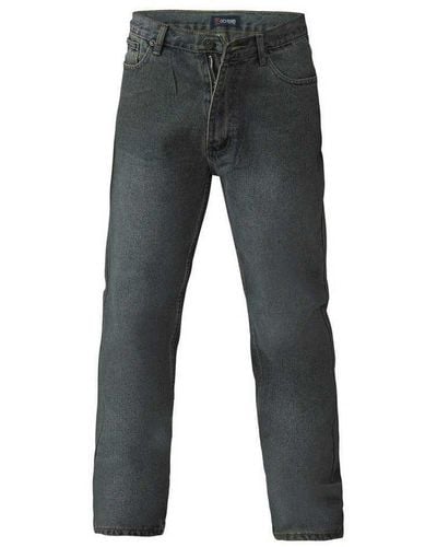 Duke Clothing Rockford Comfort Fit Jeans - Black