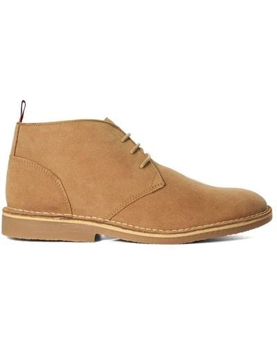 Dune 'creed' Suede Desert Boots - Brown