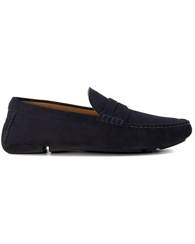 Dune 'brantley' Suede Loafers - Blue