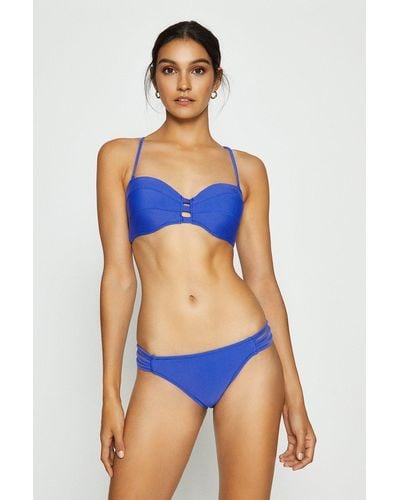 Coast Strap Detail Bikini - Blue