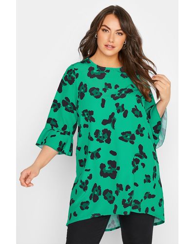 Yours Tunic Top - Green