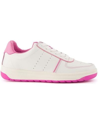 Dune 'enchanting' Leather Trainers - Pink