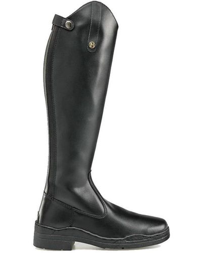 Brogini Modena Synthetic Wide Long Boots - Black