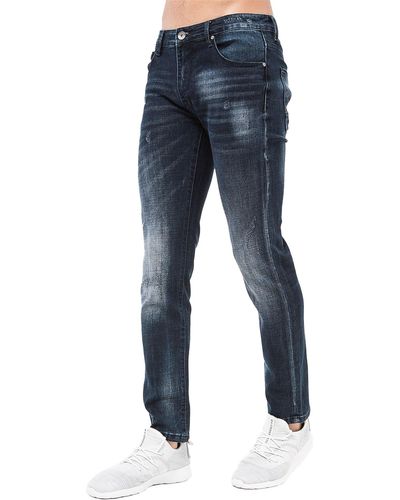 Crosshatch Bosque Slim Jeans - Blue