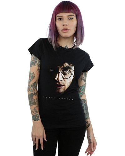 Harry Potter Dark Portrait Cotton T-shirt - Black