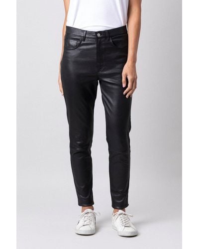 Lakeland Leather Leather Trousers - Black