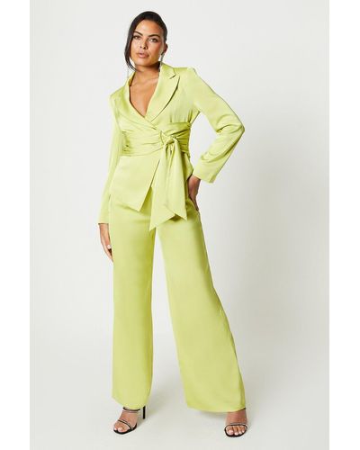 Coast Sophie Habboo Wide Leg Trousers - Yellow