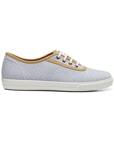 Hotter Wide Fit 'mabel' Canvas Deck Shoes - White