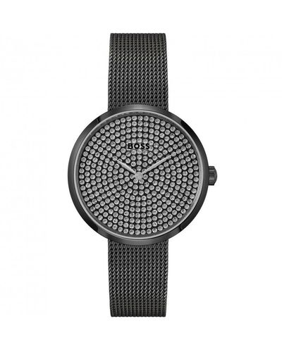 BOSS Praise Stainless Steel Fashion Analogue Quartz Watch - 1502658 - Black