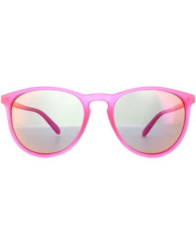 Polaroid Cat Eye Bright Pink Pink Mirror Polarized Sunglasses
