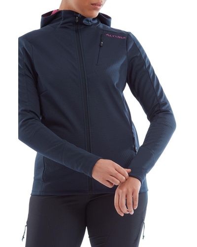 Altura Cave Softshell Cycling Hoodie - Blue