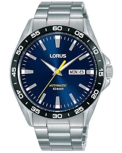 Lorus Automatic Stainless Steel Classic Analogue Automatic Watch - Rl479ax9 - Blue