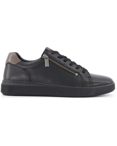Dune 'tribute' Leather Trainers - Black