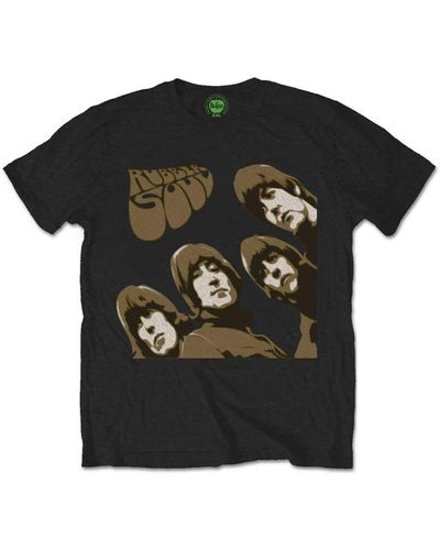 The Beatles Rubber Soul T-shirt - Black