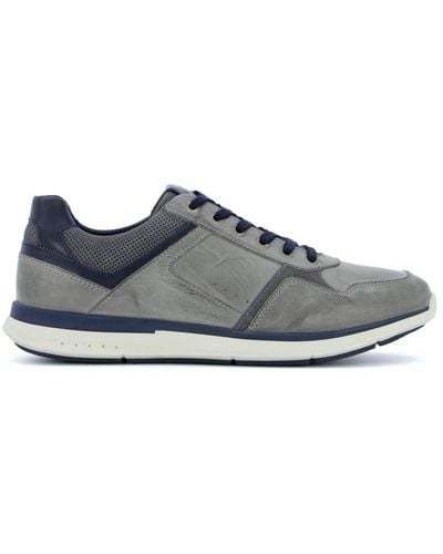 Dune 'thymes' Leather Trainers - Grey