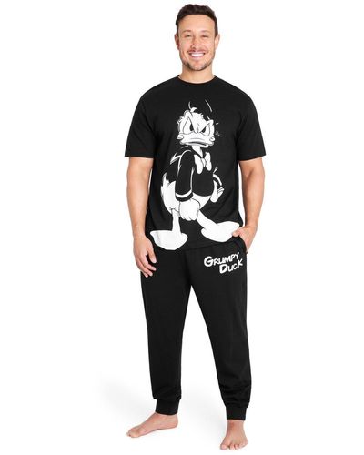 Disney Donald Duck Pyjama Set - Black