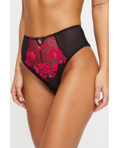 Ann Summers The Hero High Waisted Brief - Pink