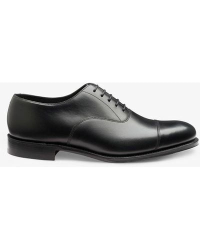 Loake 'wadham' Toe-cap Oxford Shoes - Black