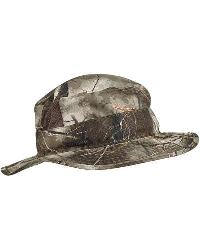 Solognac Decathlon Breathable Country Sport Bob Hat Treemetic 500 Camouflage - Green