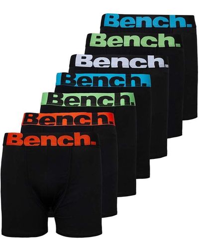 Bench 7 Pack 'diego' Cotton Blend Boxers - Black