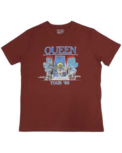 Queen Tour ́80 T-shirt - Red