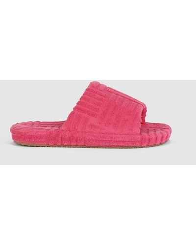 DEBENHAMS Textured Slippers - Pink