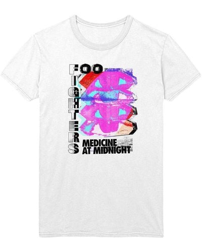 Foo Fighters Medicine At Midnight Tilt T-shirt - White
