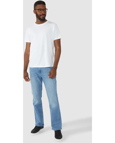 MAINE Lyd Mid Wash Bootcut Jean - Blue