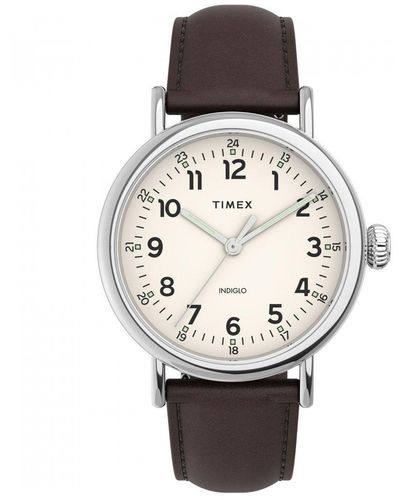 Timex Classic Analogue Quartz Watch - Tw2v27800 - Natural
