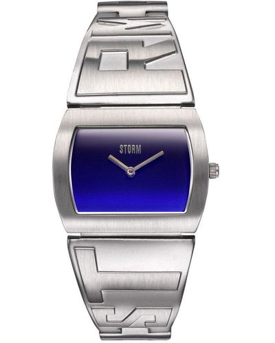 Storm Xis Lazer Blue Stainless Steel Fashion Analogue Watch - 47472/b