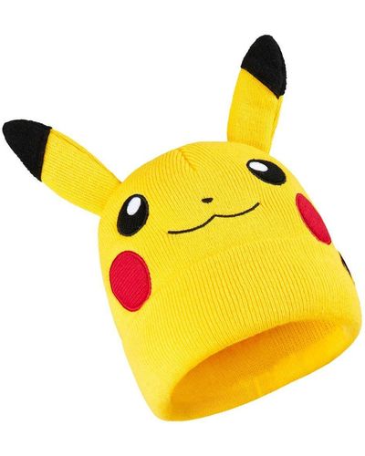 Pokemon Knitted Beanie Hat - Yellow