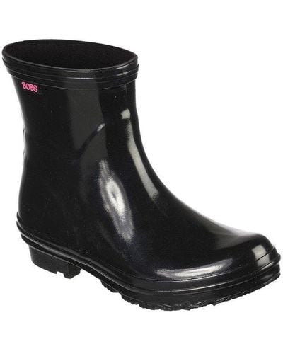 Skechers 'rain Check Neon Puddles' Wellington Boots - Black