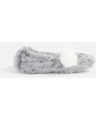 Accessorize Koala Slippers - White