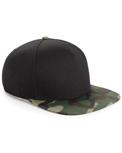 BEECHFIELD® Camouflage Retro Snapback Cap Pack Of 2 - Black