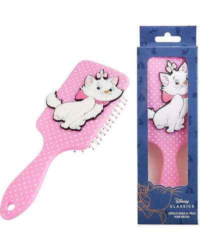Disney The Aristocats Hair Brush With 3d Marie - Pink