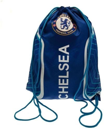 Chelsea Fc Flash Drawstring Bag - Blue