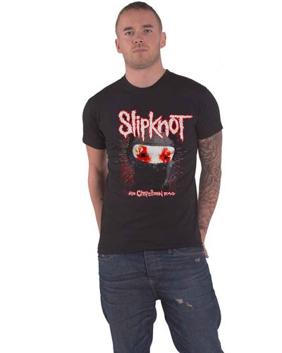 Slipknot Chapeltown Rag Mask T Shirt - Blue