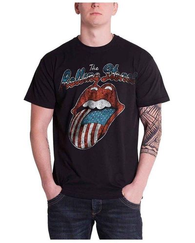 The Rolling Stones Tour Of America ́78 Back Print T-shirt - Blue