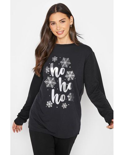 Long Tall Sally Tall Christmas Sweatshirt - Black