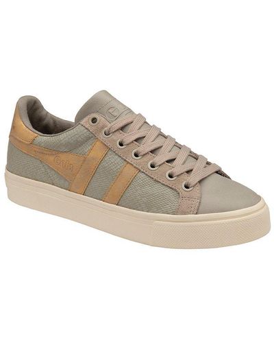 Gola 'orchid Ii Lizard' Lace-up Trainers - Brown