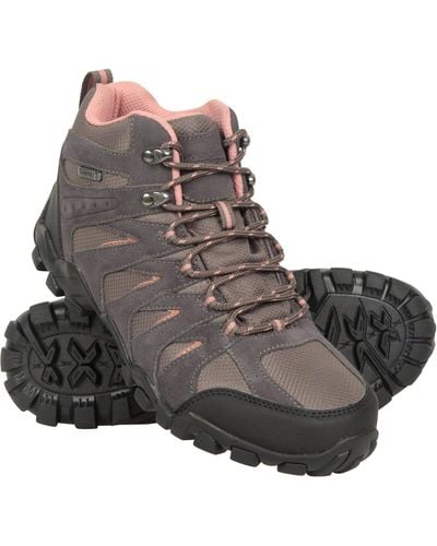 Mountain Warehouse Belfour Waterproof Walking Boots Hiking Boot - Grey