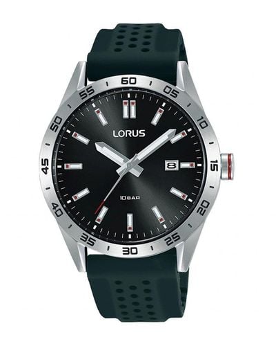 Lorus Gents Sports Stainless Steel Classic Analogue Quartz Watch - Rh965nx9 - Black