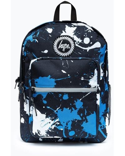 Hype Black Splatter Utility Backpack - Blue