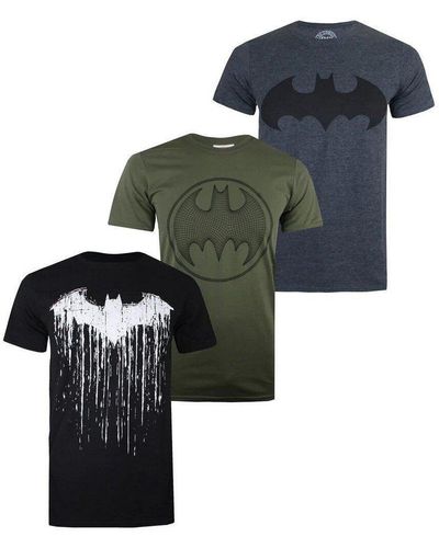 Batman Logo T-shirt (pack Of 3) - Multicolour