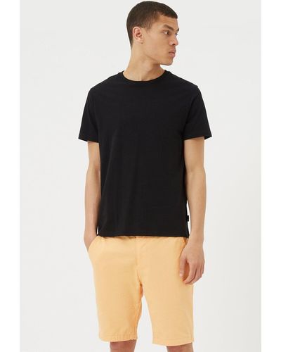 Burton Orange Chino Shorts - Black