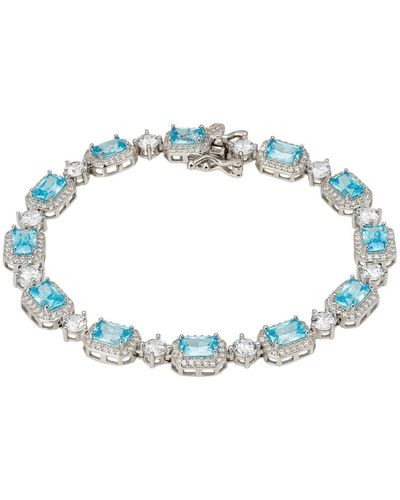 LÁTELITA London Elena Gemstone Bracelet Blue Topaz Silver