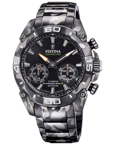 Festina Special Edition Chrono Bike 2021 Hybrid Watch - F20545/1 - Black