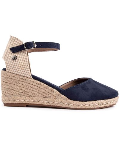 Refresh Block Wedge Shoes - Blue