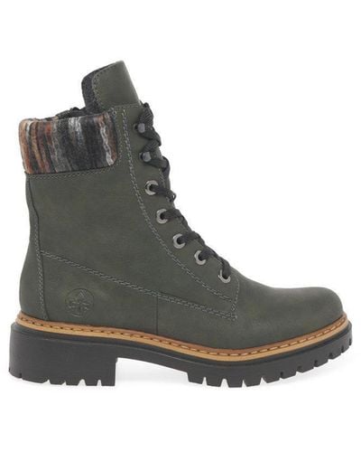 Rieker 'main' Ankle Boots - Green